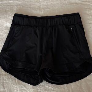 Sleek Black Women's Athletic Shorts